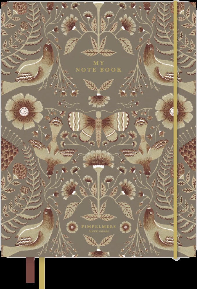 Pimpelmees Marigold notebook Clay