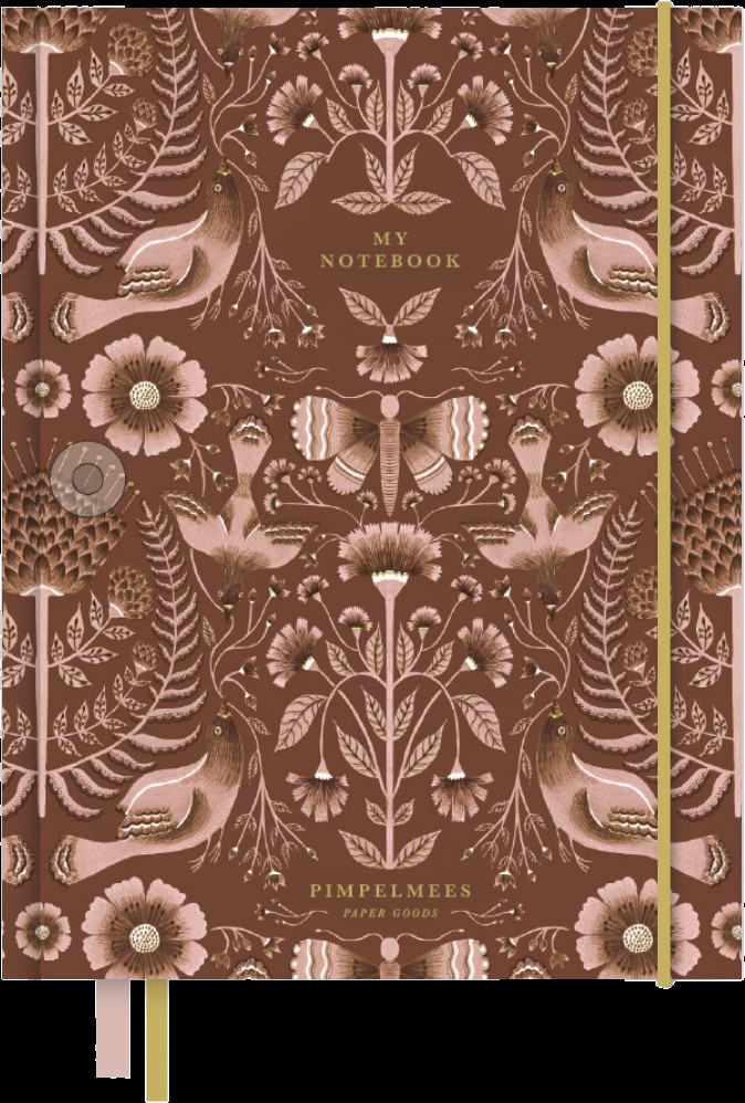 Pimpelmees Marigold notebook Terra