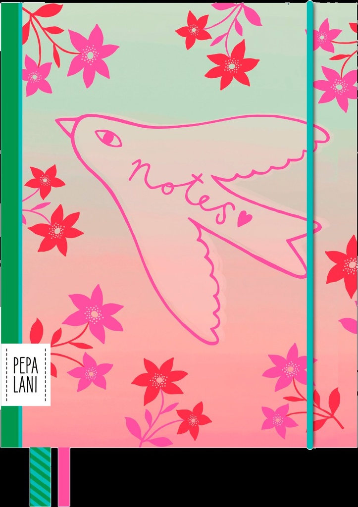 Pepa Lani Flower notebook bird