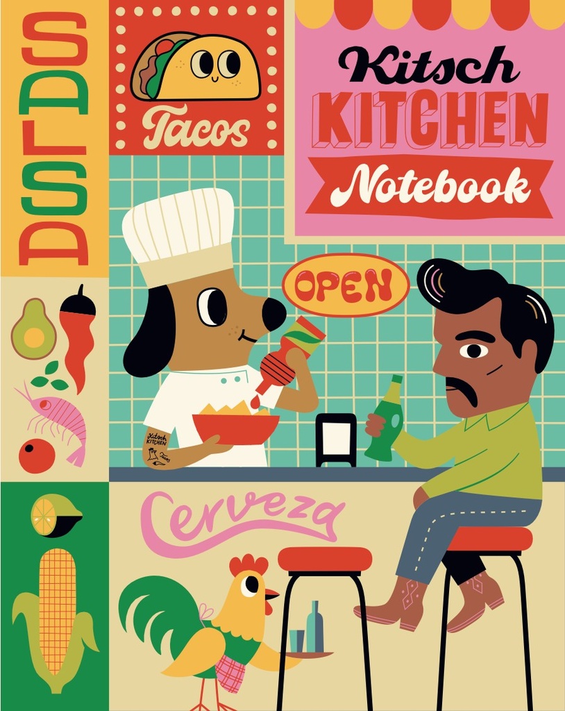 Kitsch Kitchen notitieboek El Restaurante